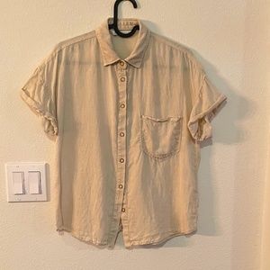 Ivory Short Sleeve Blouse - Zara